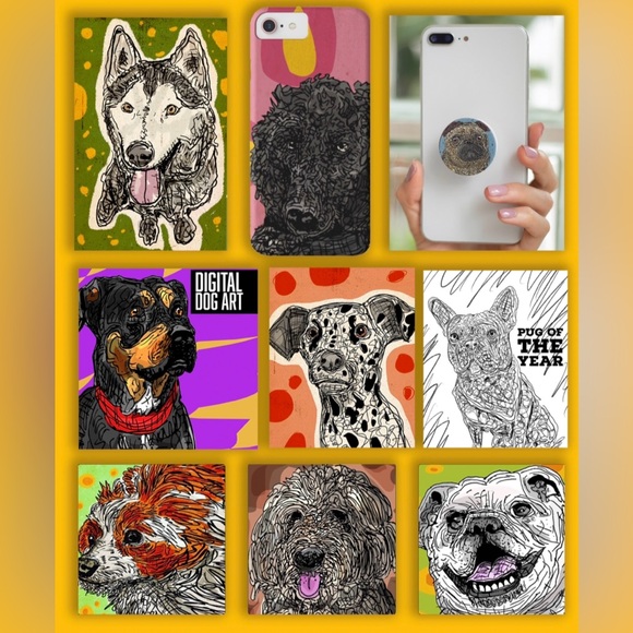 I will illustrate your dog.